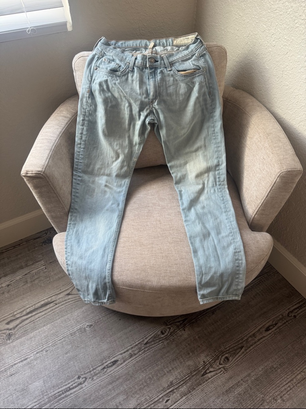 rag & bone Light Blue Denim Jeans